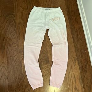 Wildfox pink and white ombré BRIDE sweatpants
